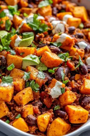 Chicken and Sweet Potato Skillet