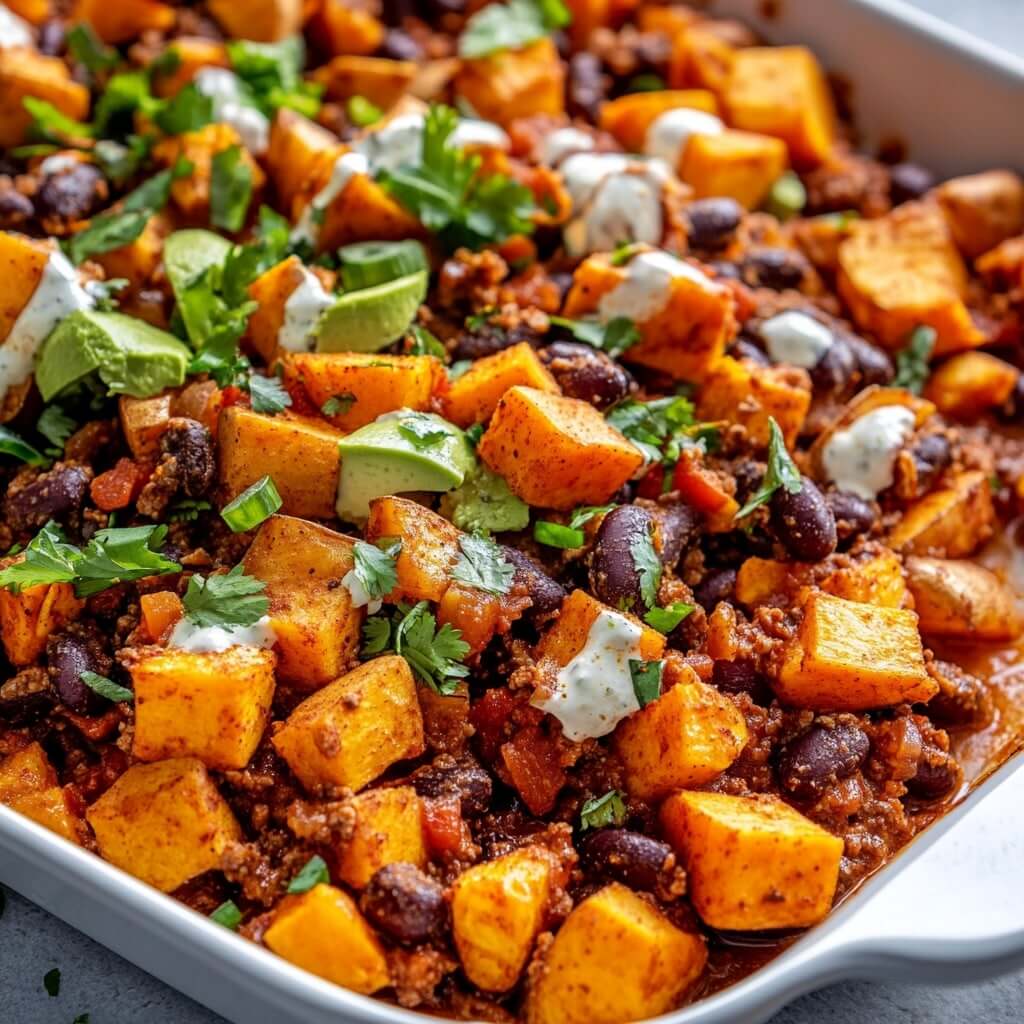 Chicken and Sweet Potato Skillet