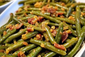 Crack Green Beans With Fresh Green Beans