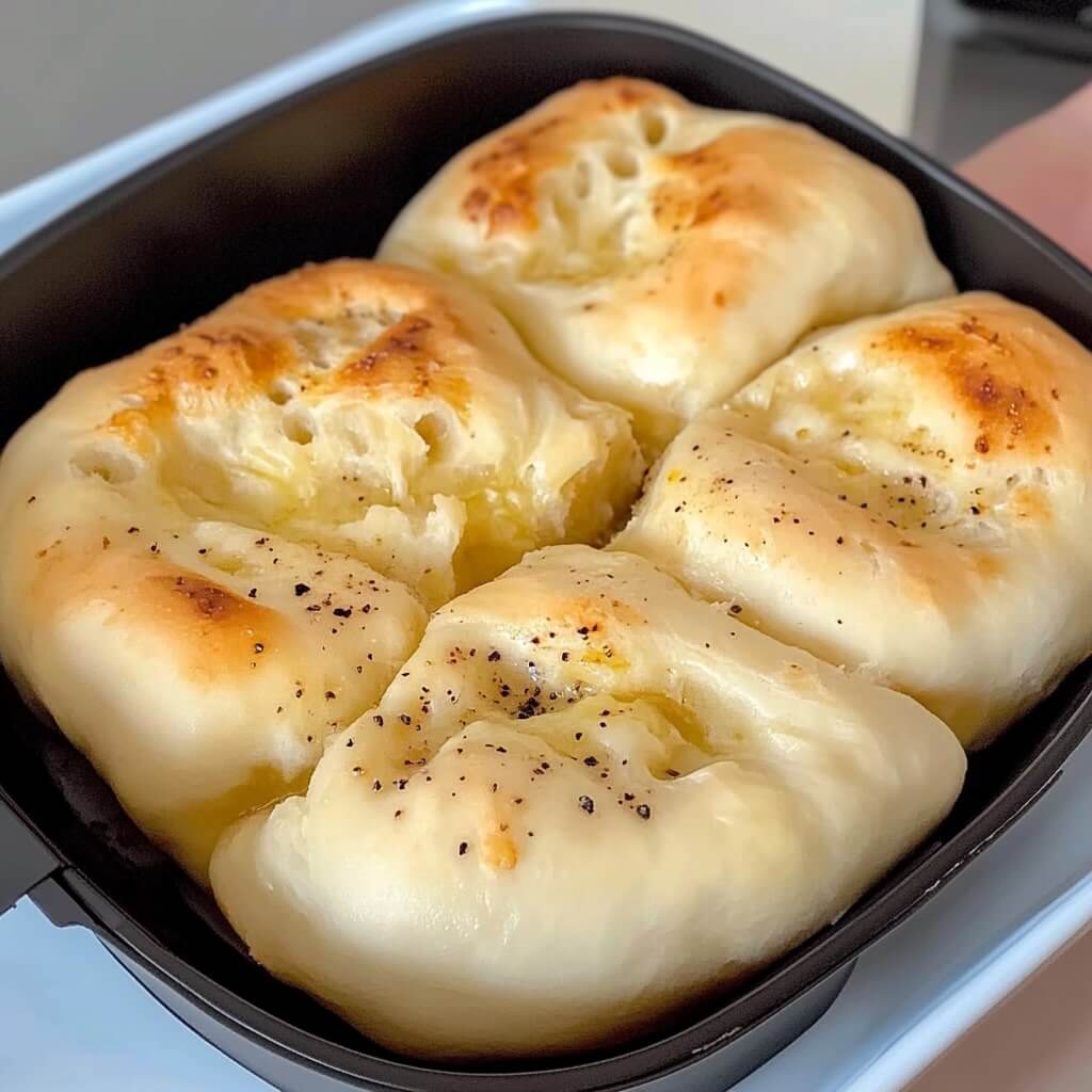 Crispy Air Fryer Focaccia Bread Recipe