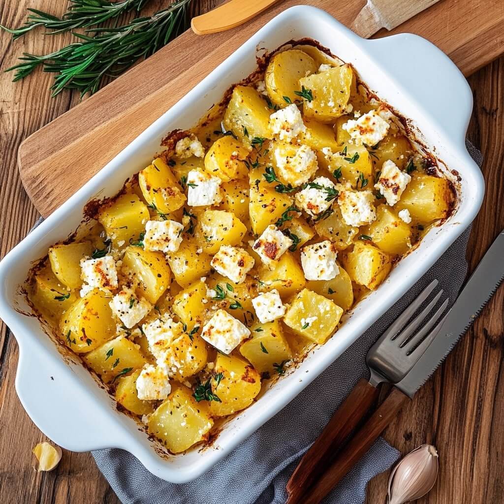  Easy Baked Feta Potatoes Recipe 