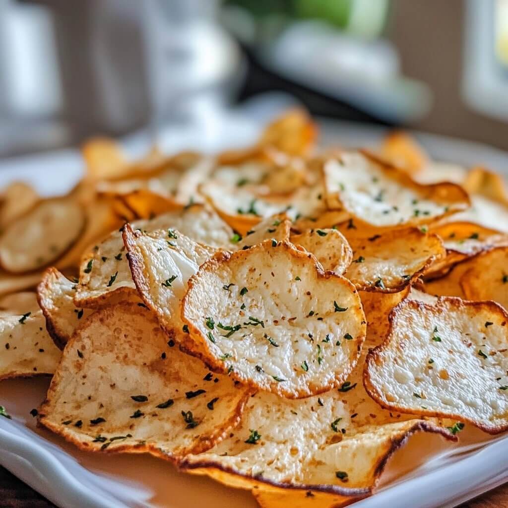 Crispy Cottage Cheese Chips