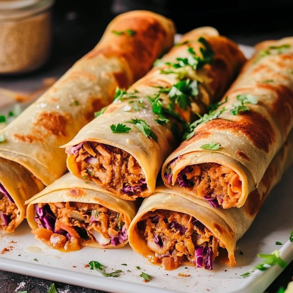 Crispy Vegan Taquitos Recipe