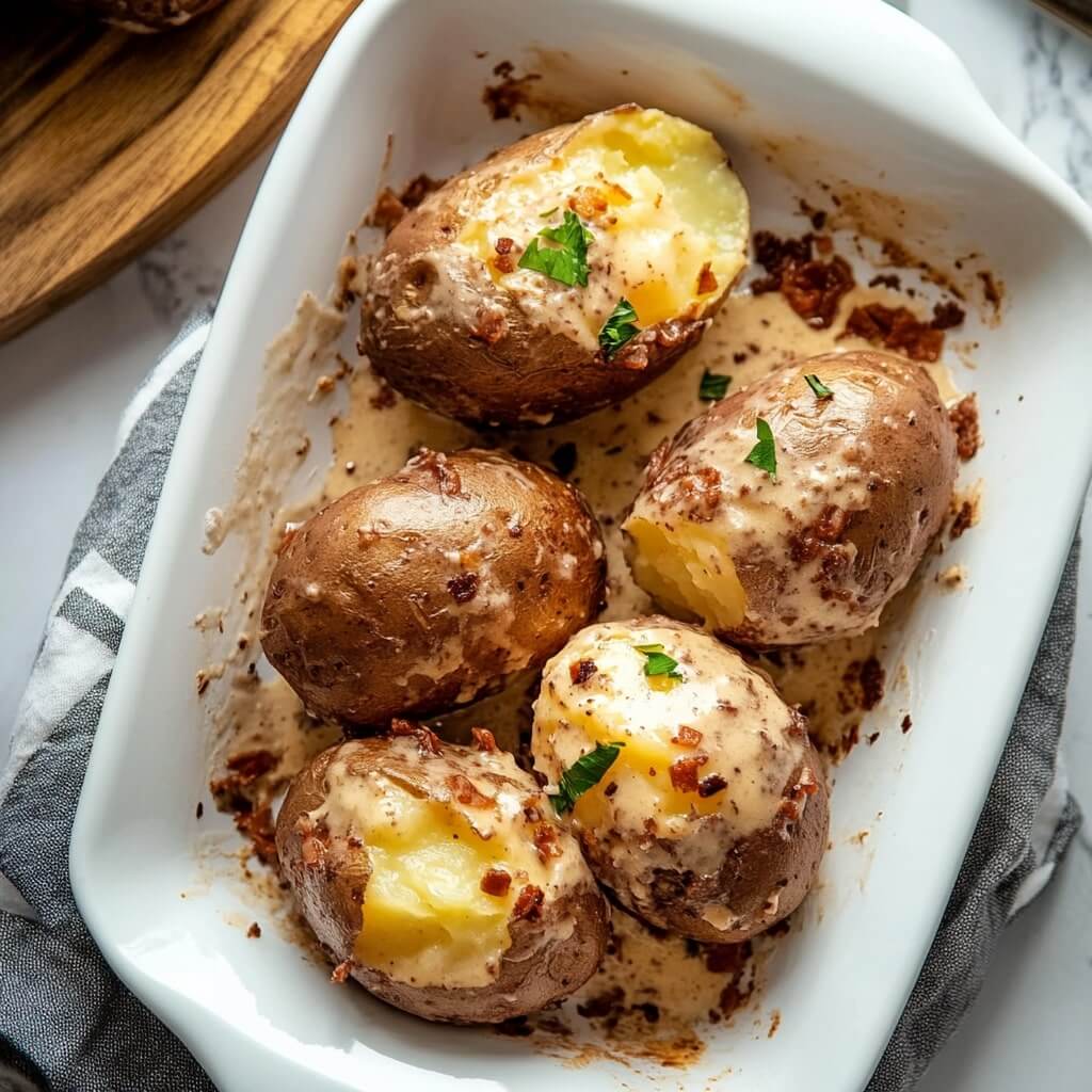 Delicious Mississippi Mud Potatoes