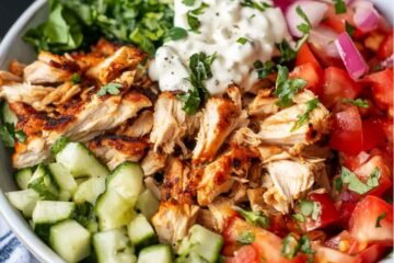 Easy Chicken Gyro Bowls