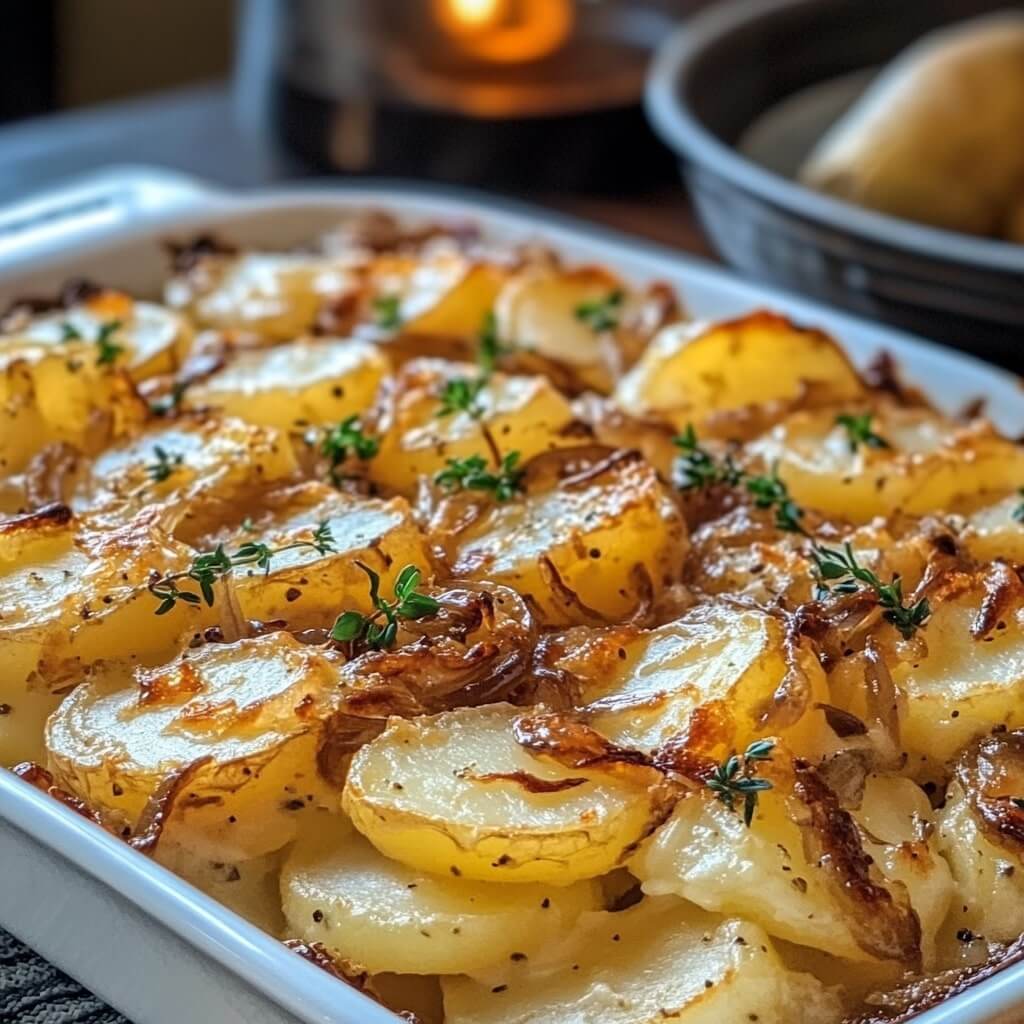 Easy French Onion Potato Bake Recipe