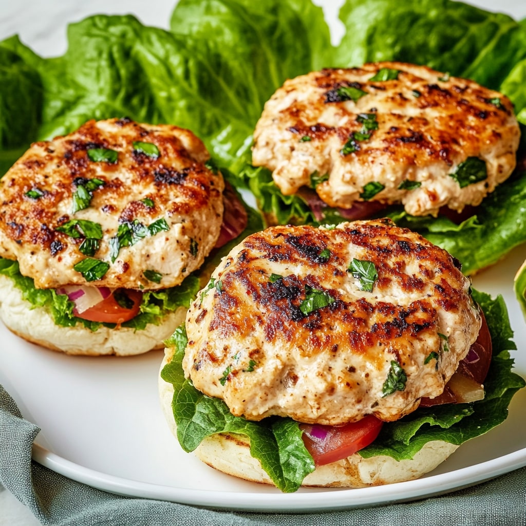 Easy Greek Chicken Burgers