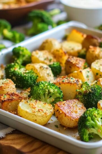 Easy Roasted Potatoes and Broccoli Recipe