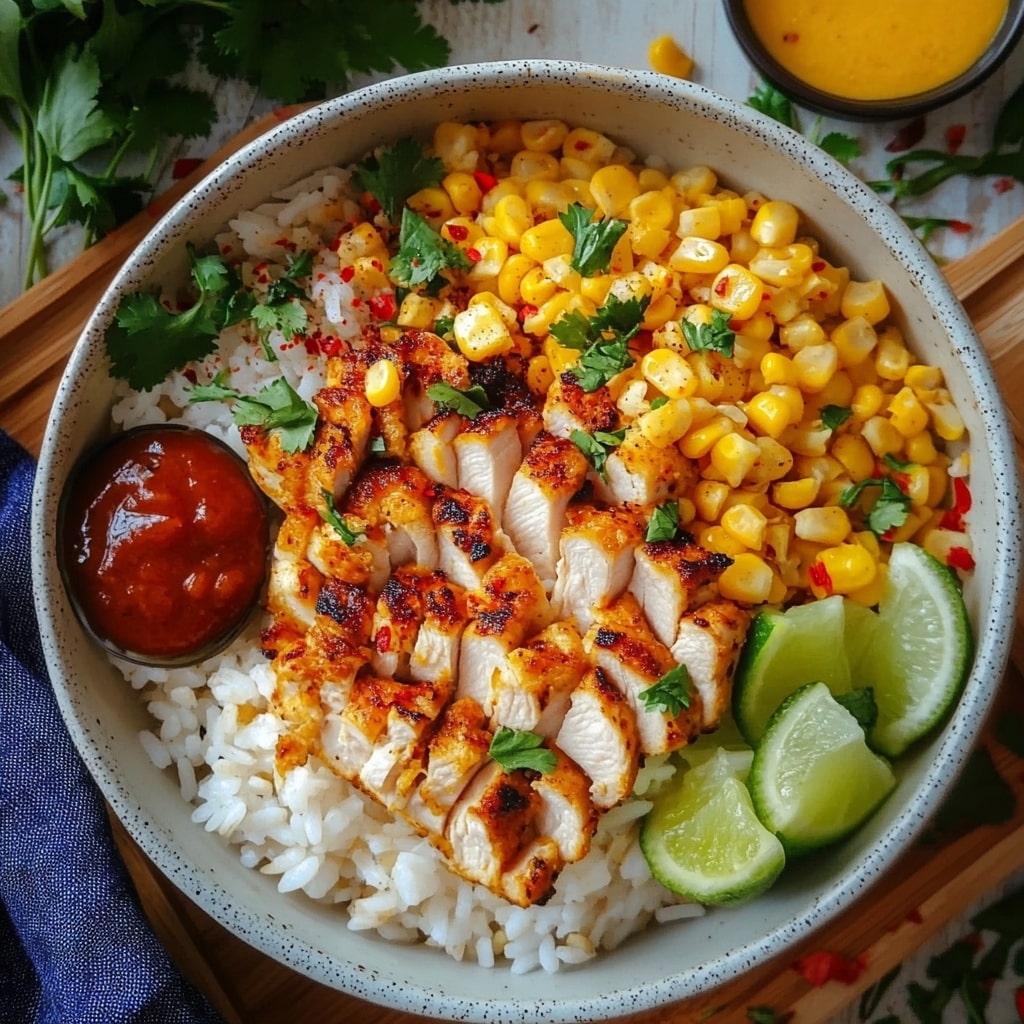 Easy Street Corn Chicken Rice Bowl Recipe