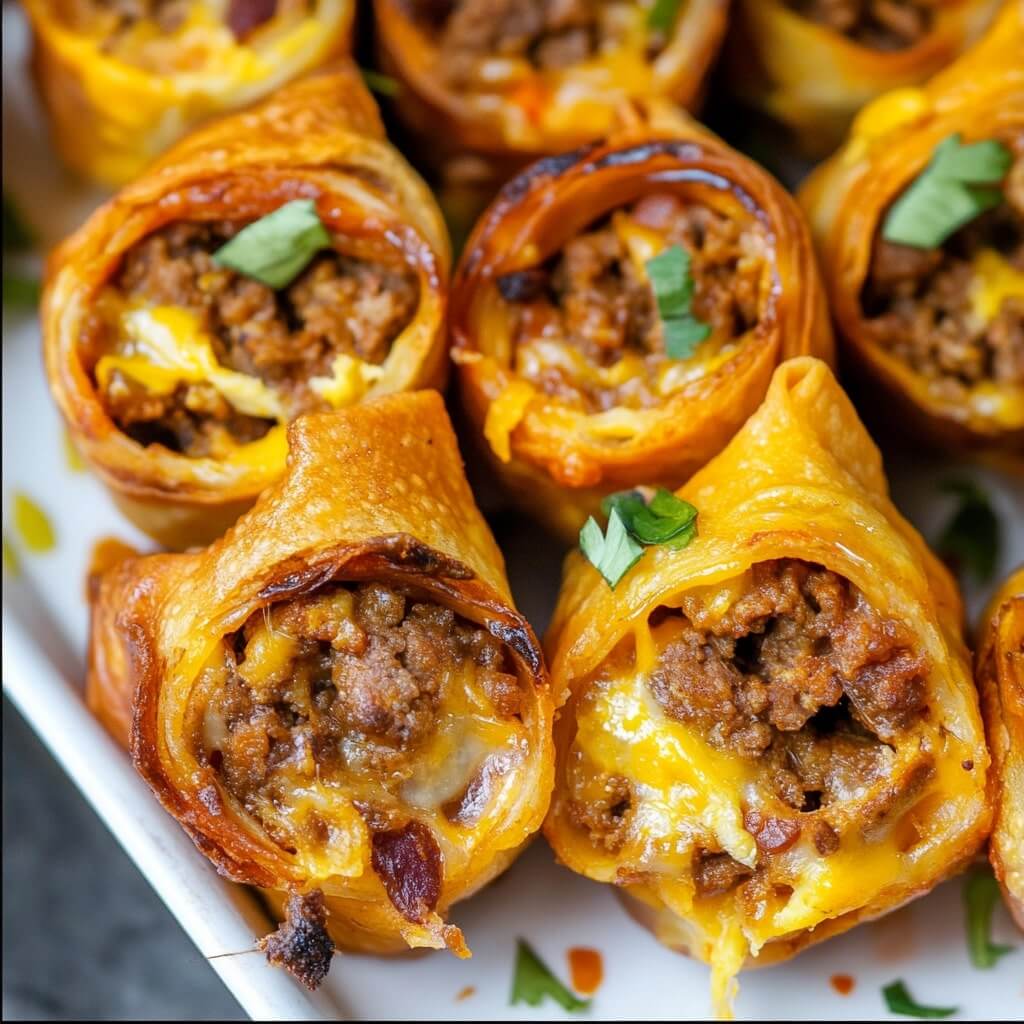 Easy Taco Egg Rolls - Perfect for Meal Prep!
