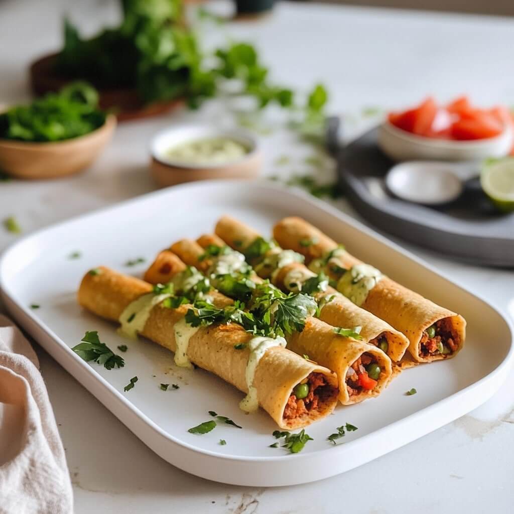 Easy Vegan Taquitos Recipe