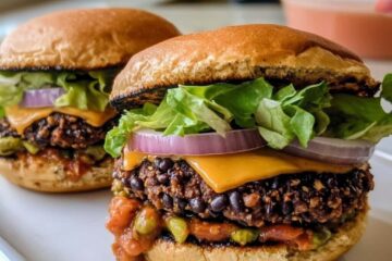 Easy black bean burgers