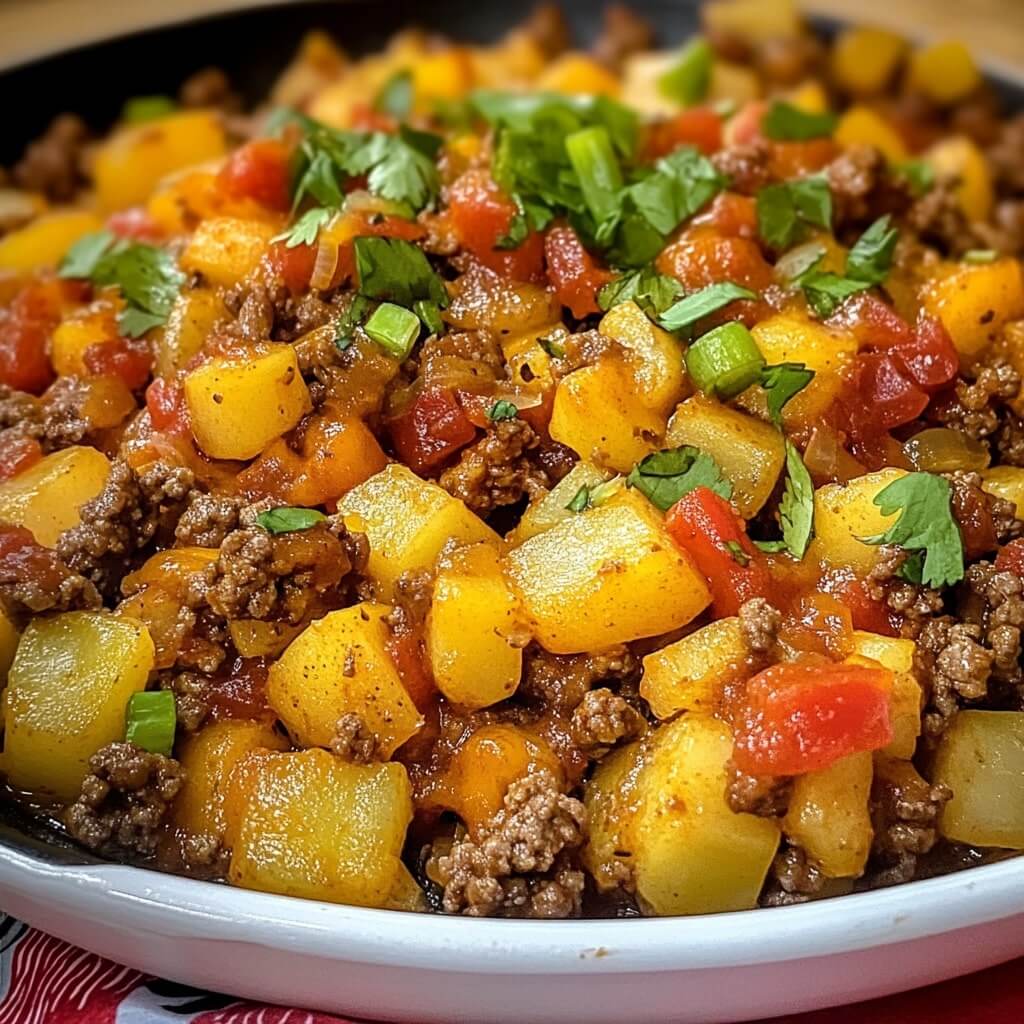 Easy tex mex sweet potato skillet