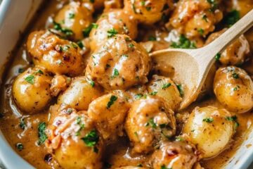 Garlic Sauce Baby Potatoes