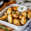 Garlic and Rosemary Roast Potatoes Air Fryer