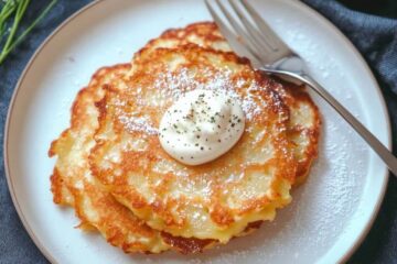 Air fryer German potato pancakes