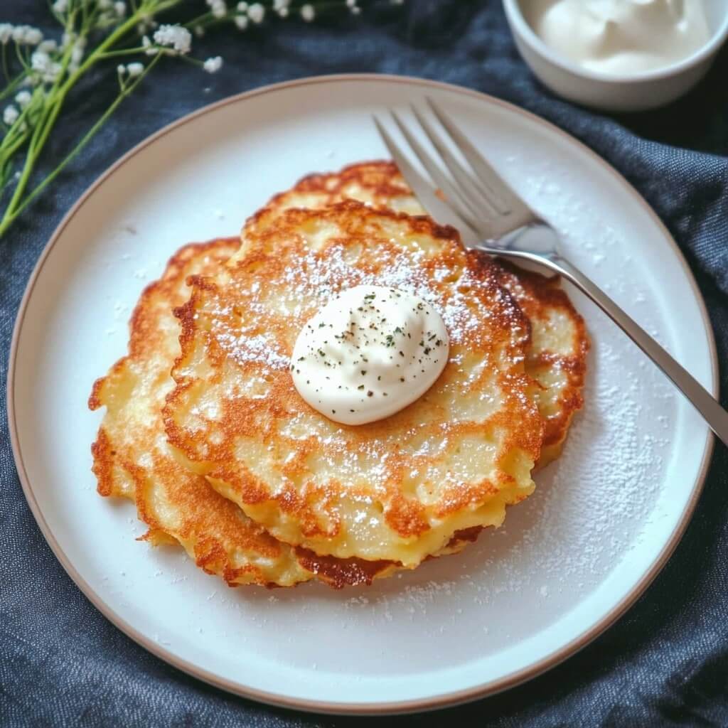 Air fryer German potato pancakes