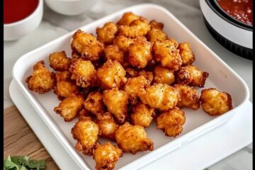 Healthy Air Fryer Popcorn Chicken