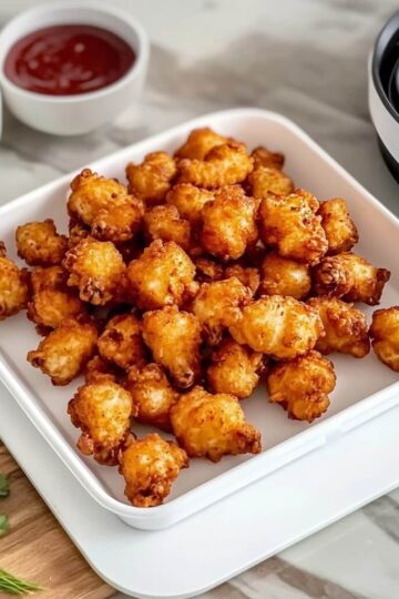 Healthy Air Fryer Popcorn Chicken