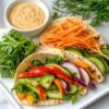 Healthy Veggie Pita Sandwich