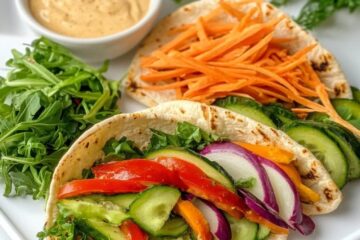 Healthy Veggie Pita Sandwich