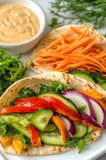 Healthy Veggie Pita Sandwich