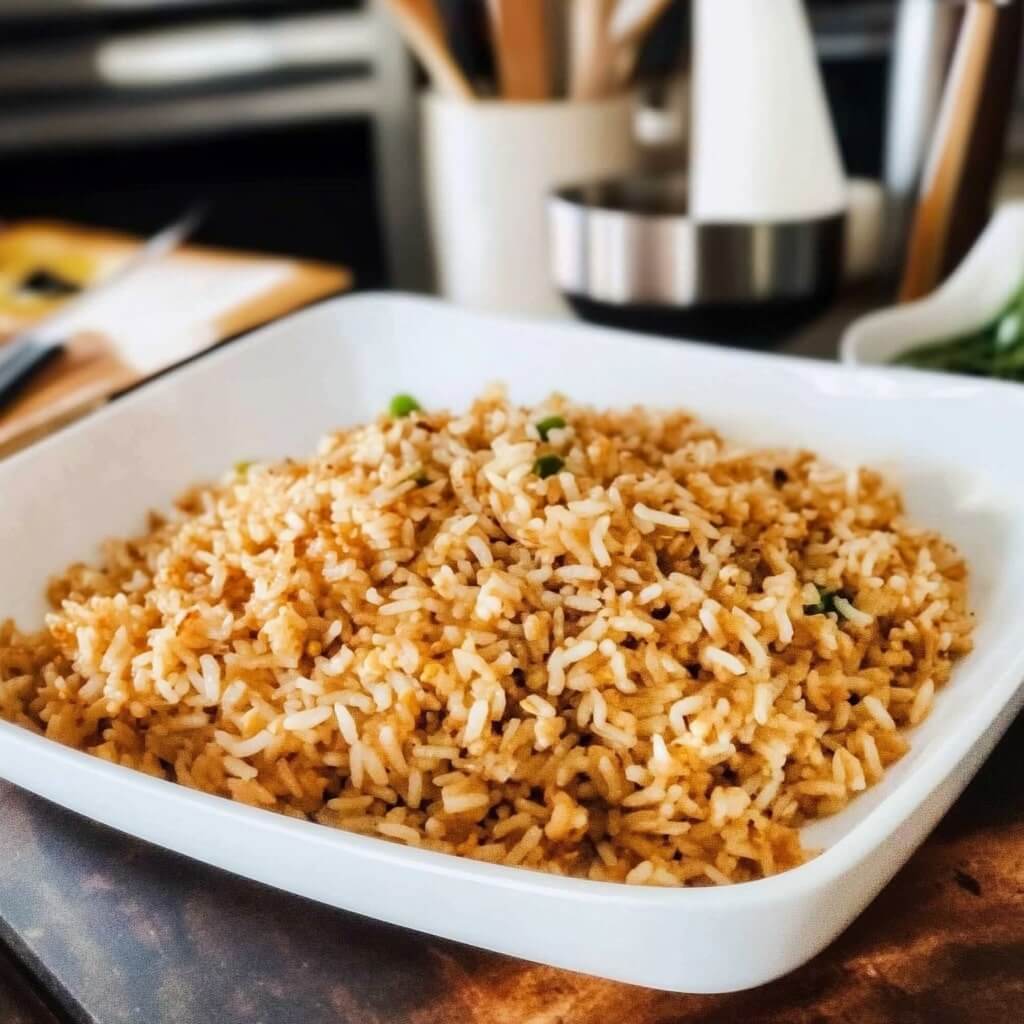 Hibachi Chicken and Rice Bake