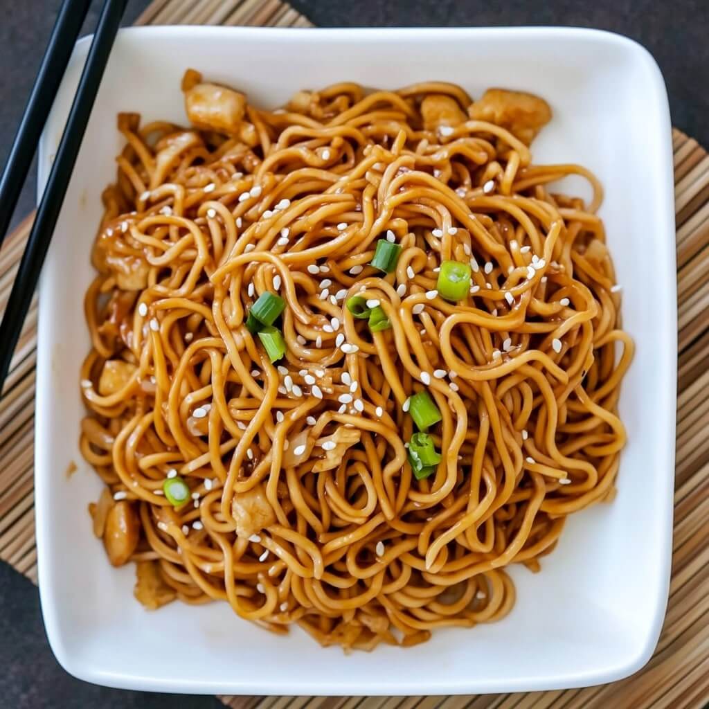 Hibachi Noodles (Japanese Steakhouse Noodles)