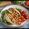 High Protein Vegetarian Lunch Wraps