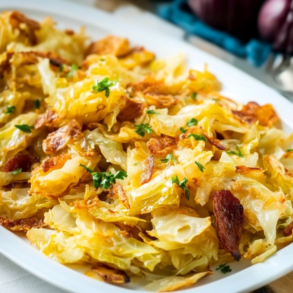 Keto Southern Fried Cabbage With Shrimp