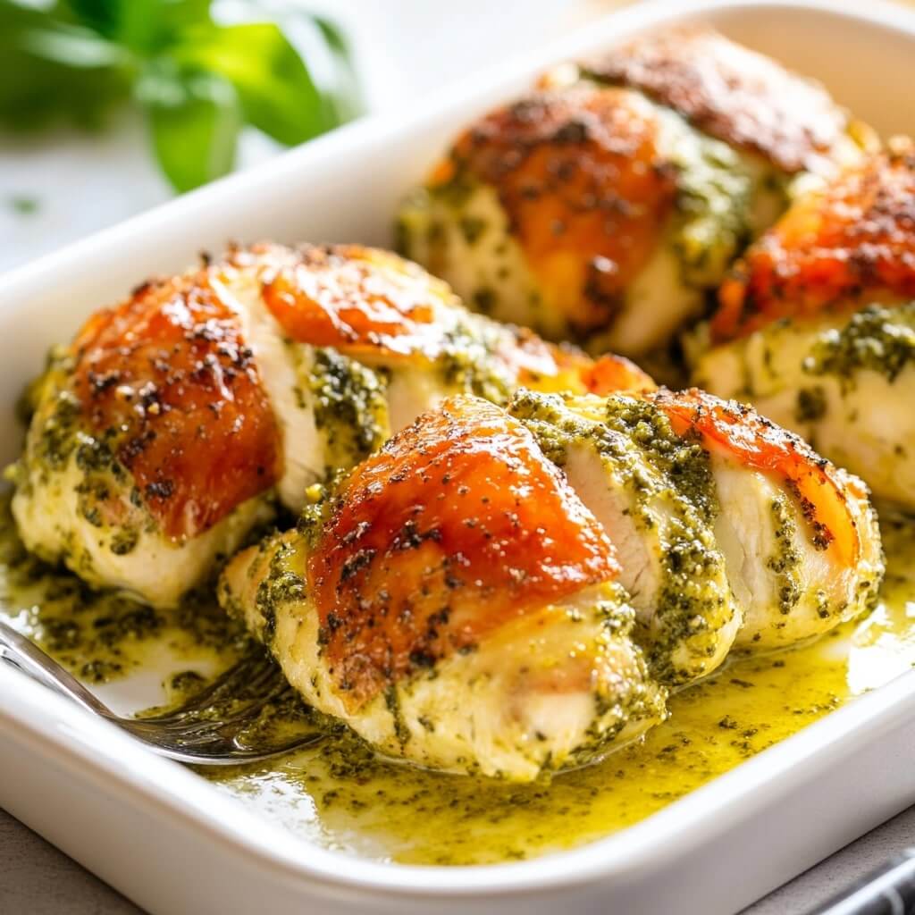  Best Low Carb Pesto Baked Chicken Recipe