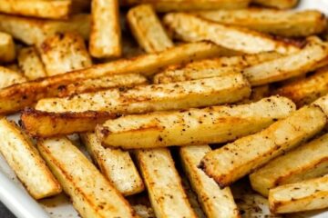 Low carb air fryer turnip fries no breading