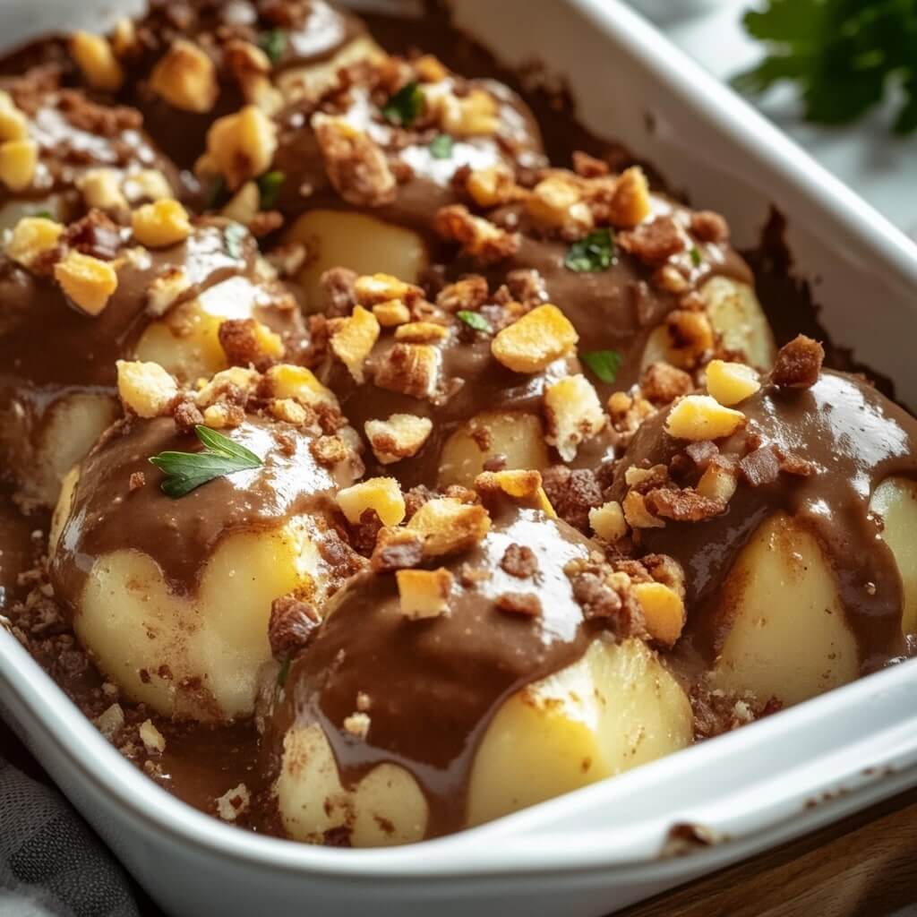 Mississippi Mud Potatoes Without Mayonnaise