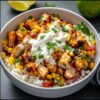 One Pan Chicken Burrito Casserole