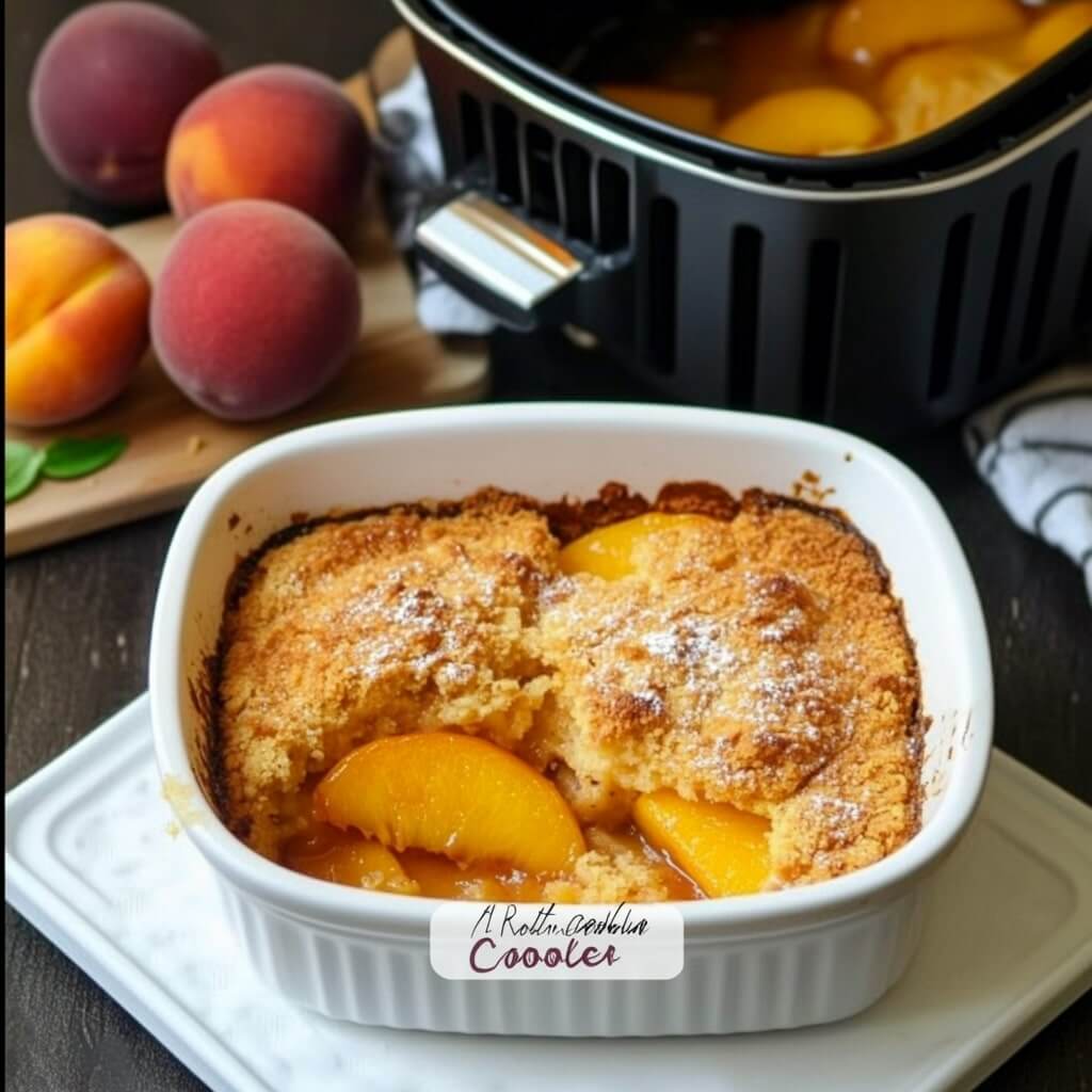 Peach Cobbler with Golden Crisp Topping
