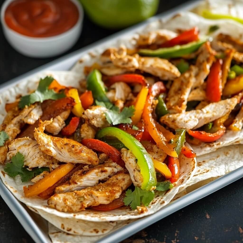 Perfect Sheet Pan Chicken Fajitas