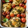 Low Carb Pesto Baked Chicken
