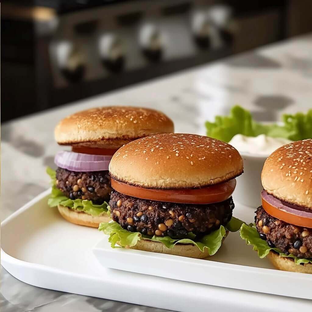 Quinoa Black Bean Burgers