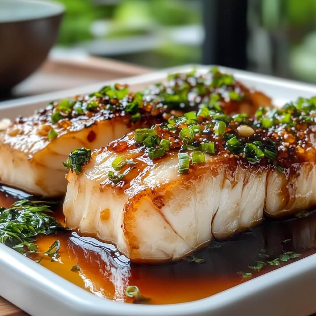 Recipe Ginger Garlic Soy Sauce Cod Fish