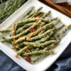 Roasted Garlic Parmesan Green Beans