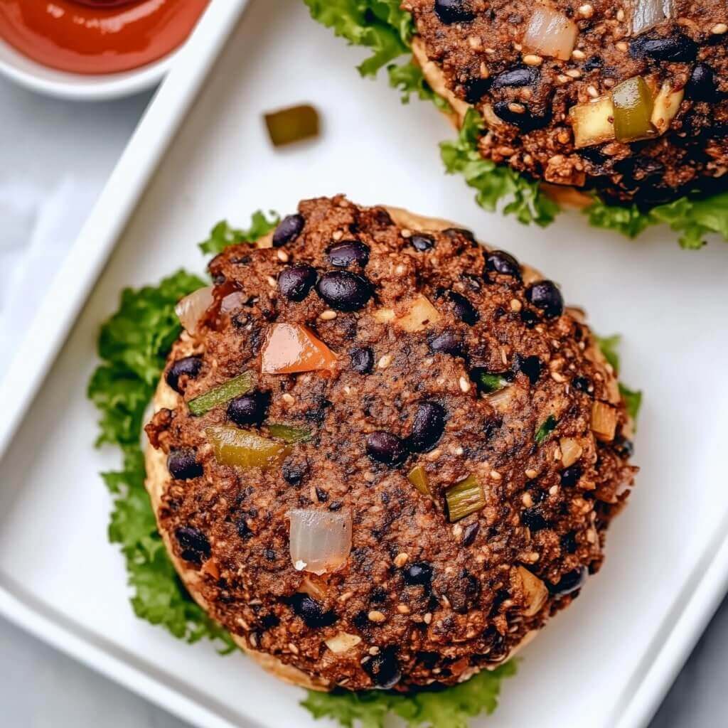 Sauce for black bean burgers