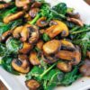 Sauteed Mushrooms with Spinach