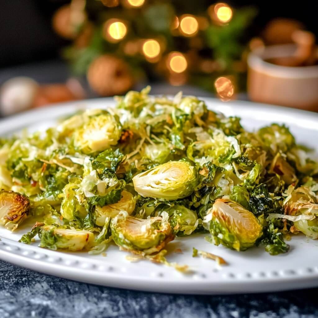 Shredded Brussels Sprouts Pasta