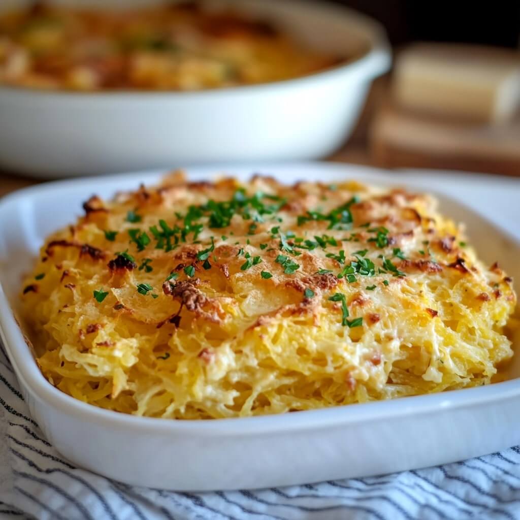Spaghetti Squash Casserole Healthy