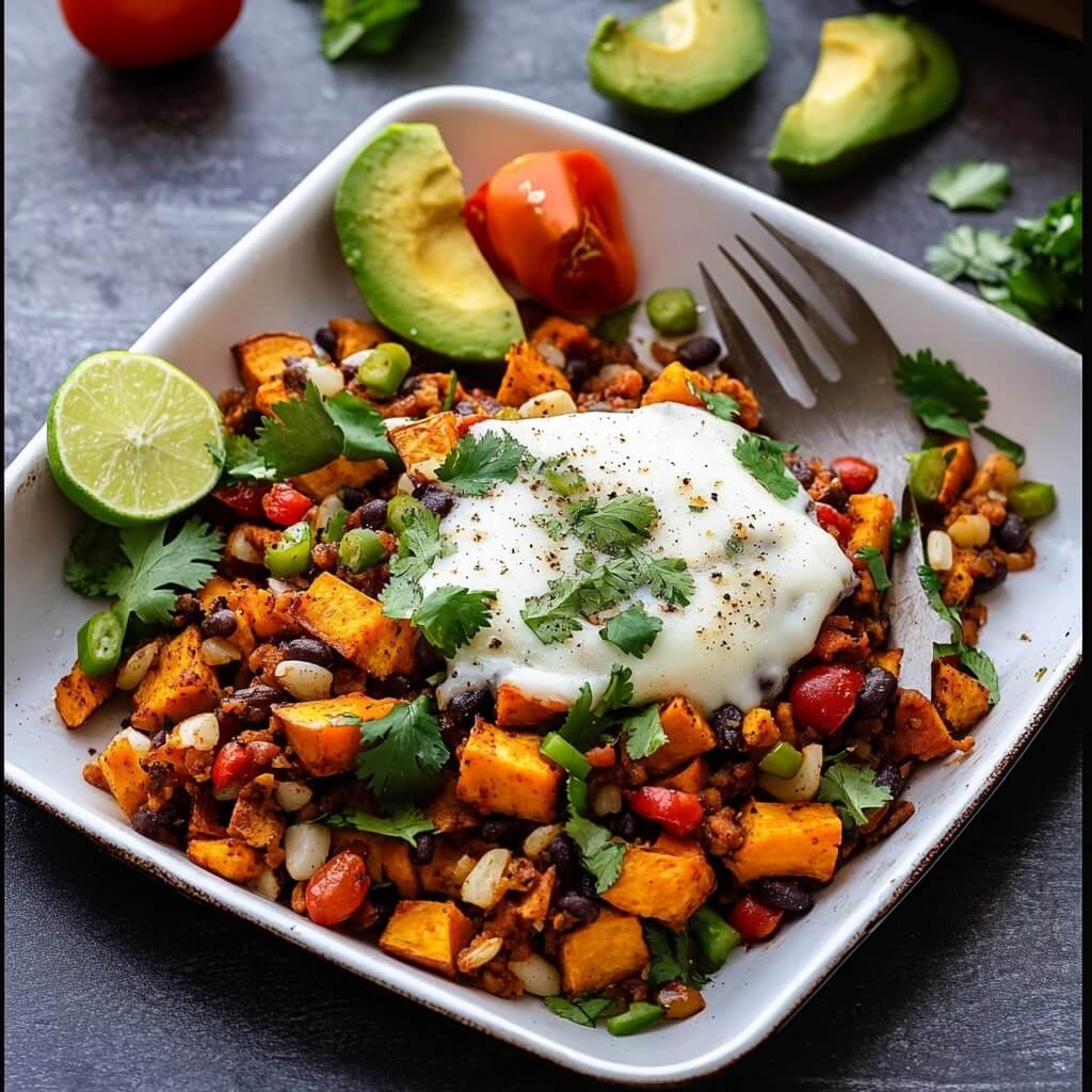 Tex Mex Sweet Potato Hash