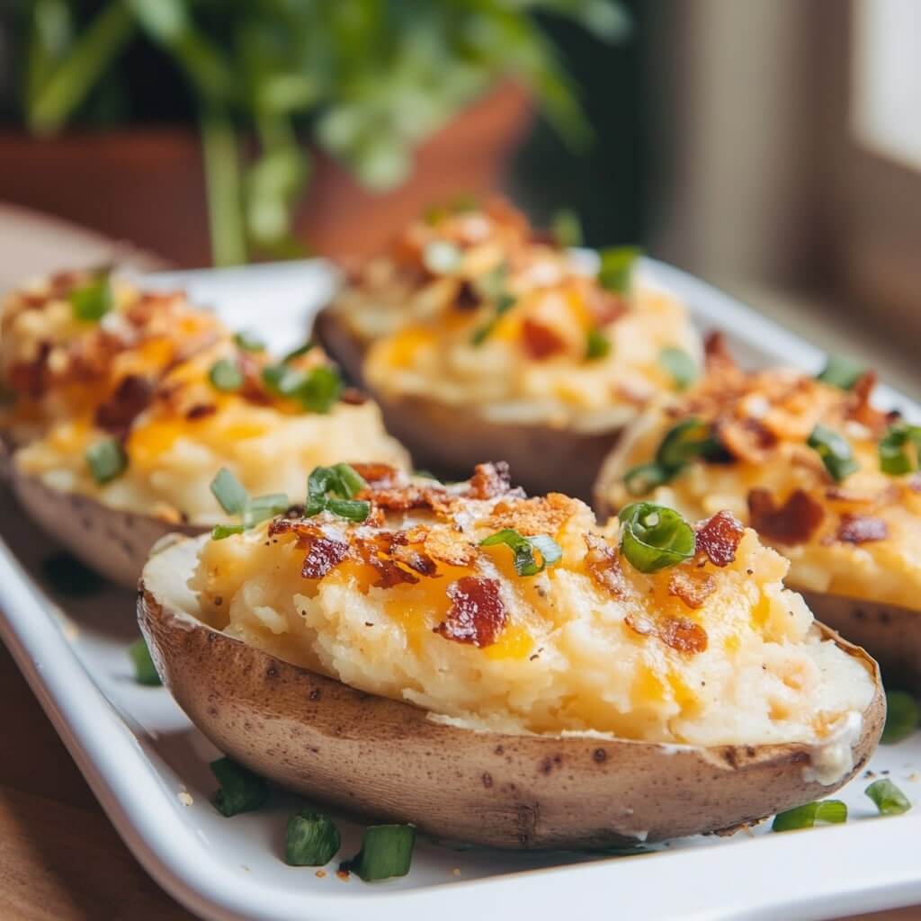 Twice Baked Potatoes Air Fryer