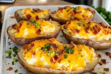 Twice Baked Potatoes With Cream Cheese