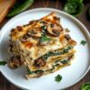 vegetarian lasagna mushroom spinach