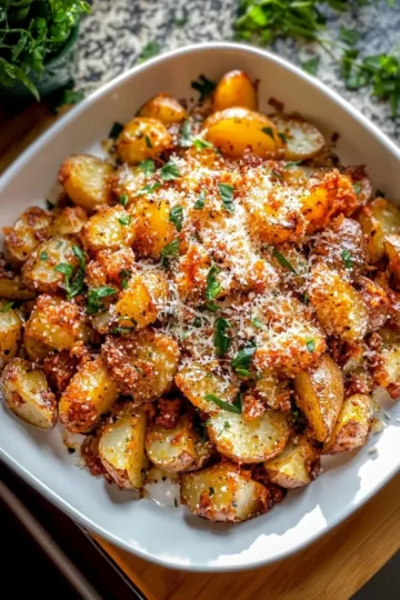 5 Ingredient Crock Pot Rosemary Lemon Red Potatoes