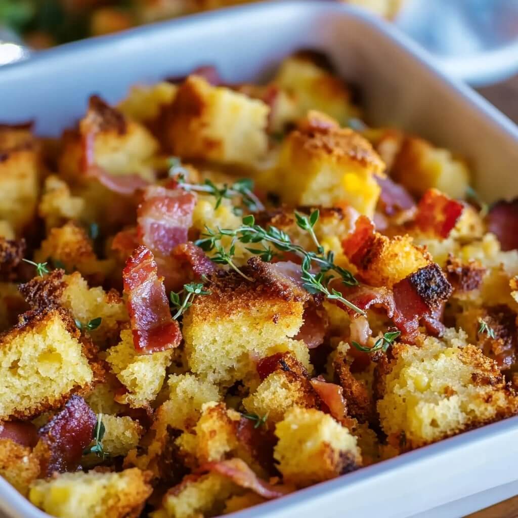 Bacon Cornbread Stuffing A Thanksgiving Essential